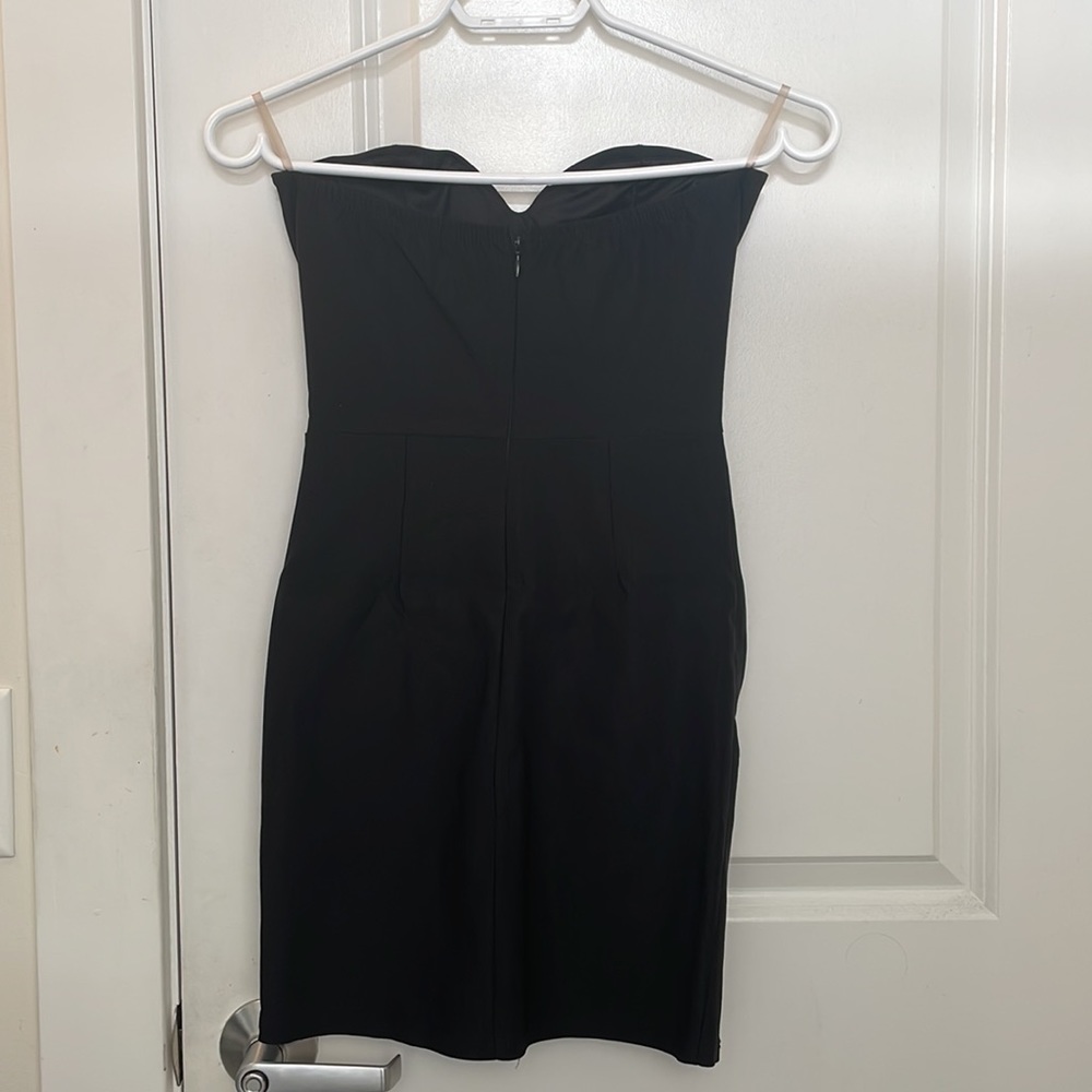 The Vintage Shop Black Strapless Mini Dress XS. Excellent condition. - Picture 2 of 3